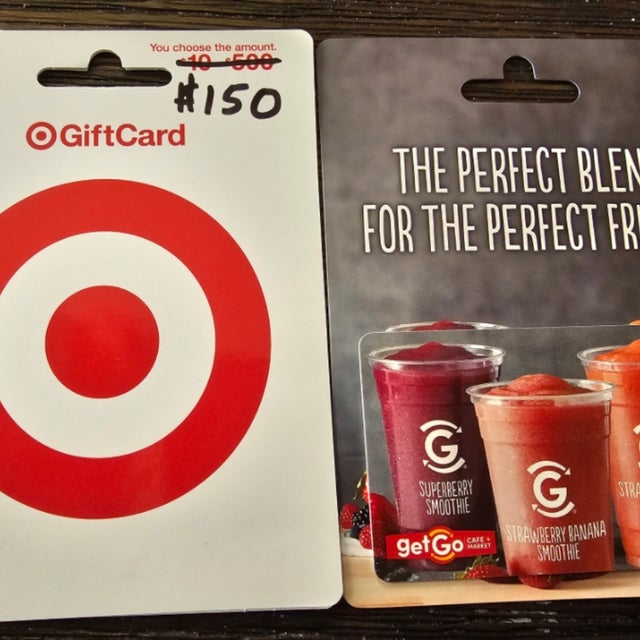 150 Target & 150 GetGo/Giant Eagle Gift Cards (2024)